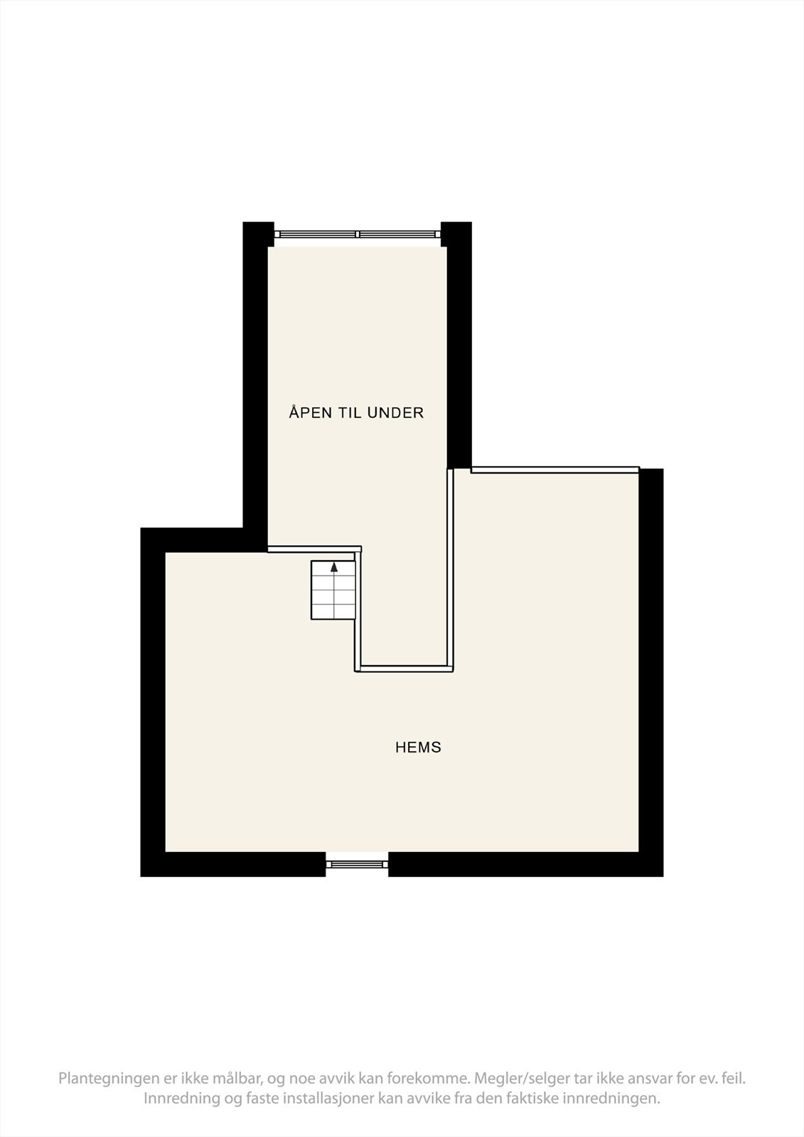 Plantegning hems (hytte) Galleribilde