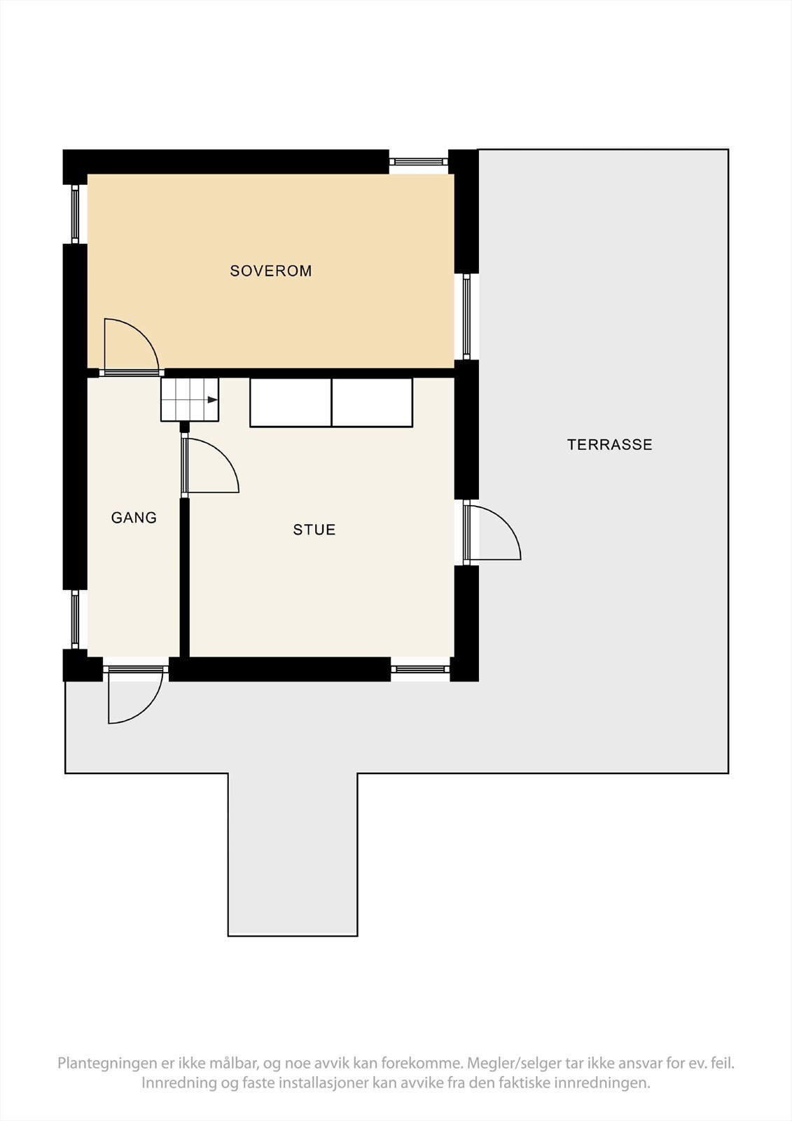 Plantegning 1. etasje (anneks) Galleribilde