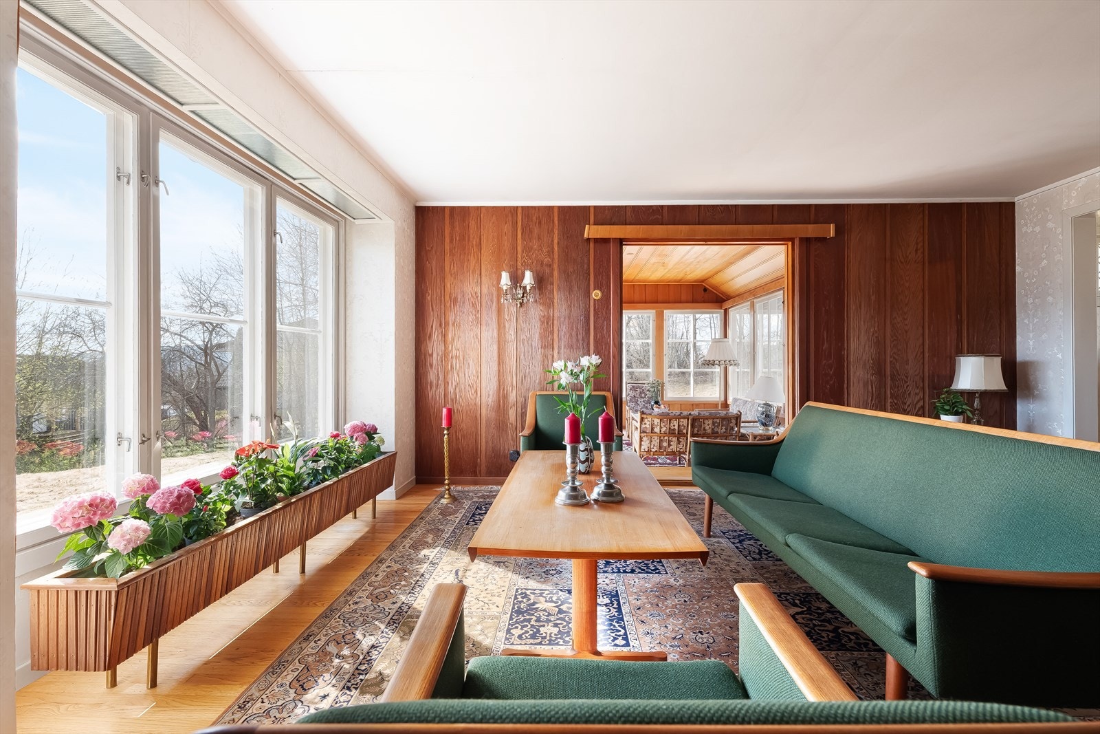 To stuer på rad skaper en åpen og sosial atmosfære. Galleribilde