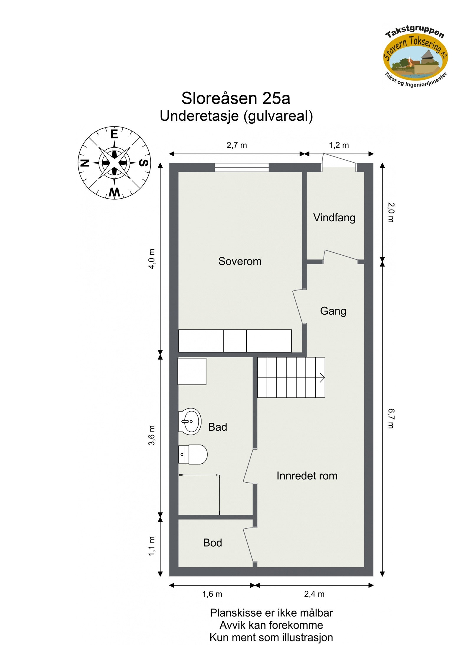 Plantegning Galleribilde