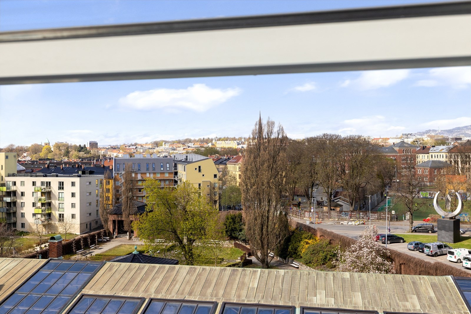 Fantastisk utsikt fra soverommet. Galleribilde