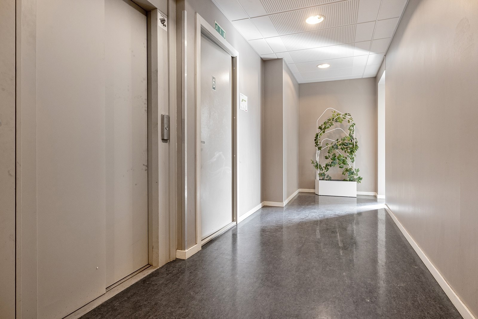 Det er heis i bygget. Galleribilde