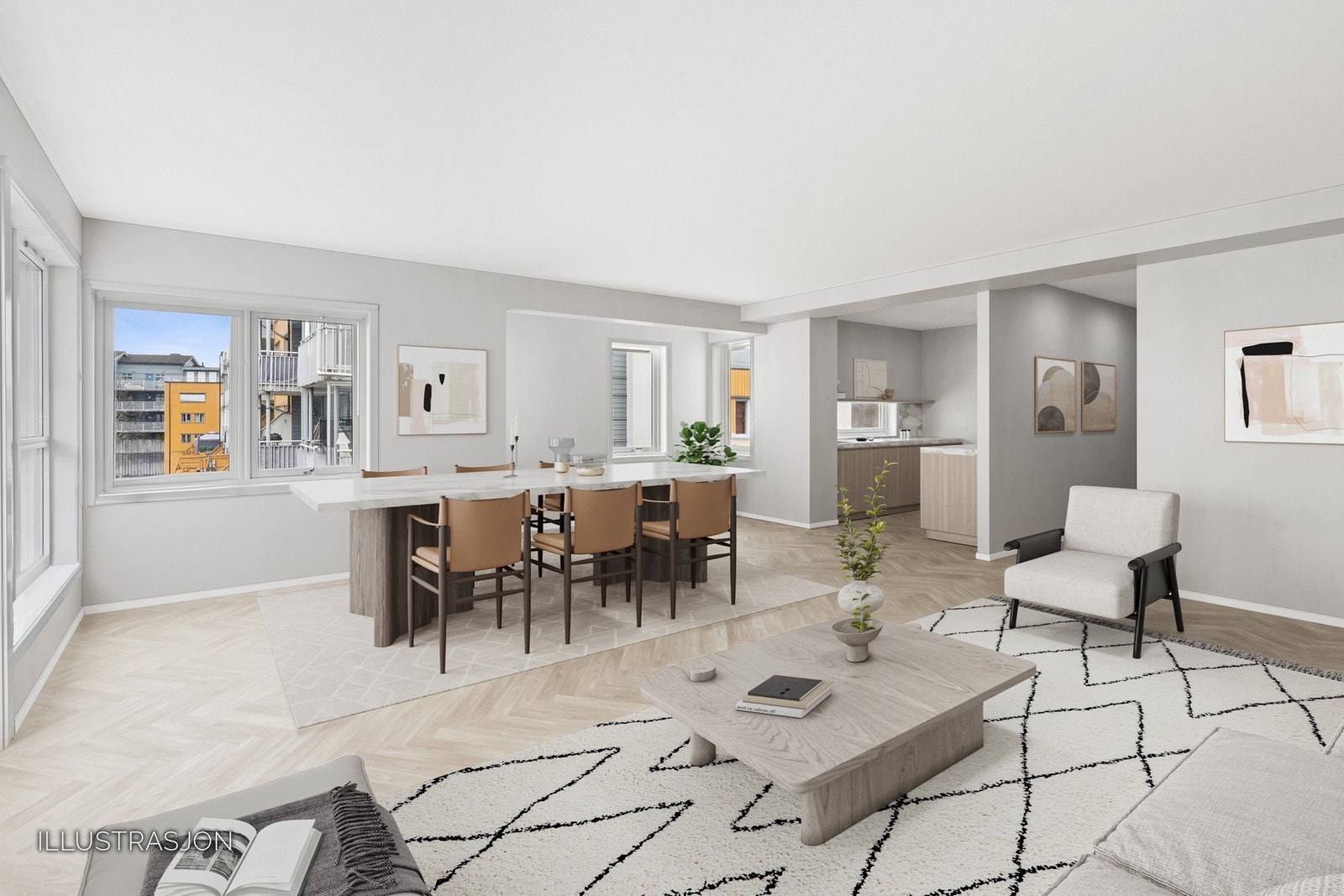 Bildet er en illustrasjon. Galleribilde