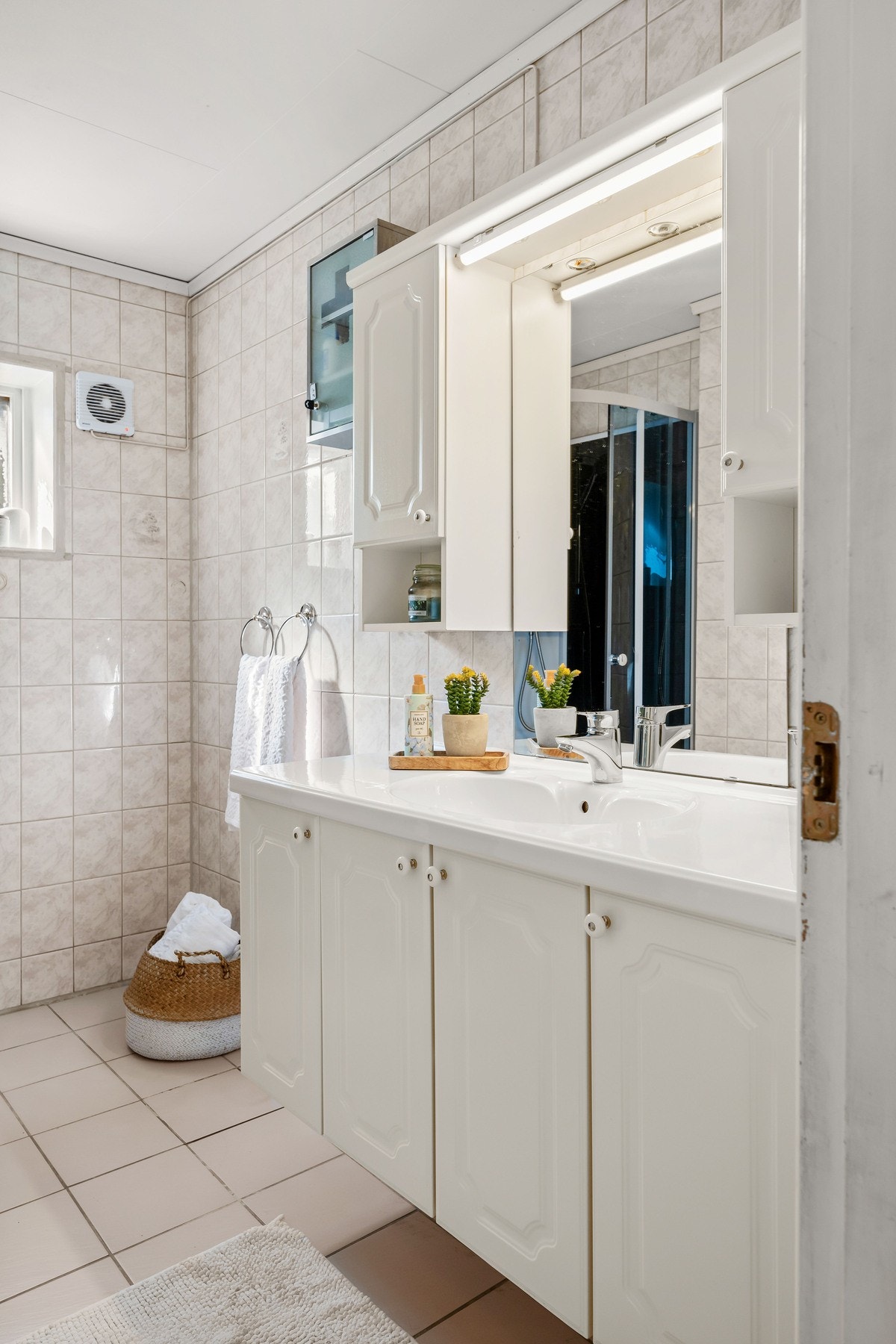 Her ligger alt til rette for en praktisk start på dagen. Galleribilde