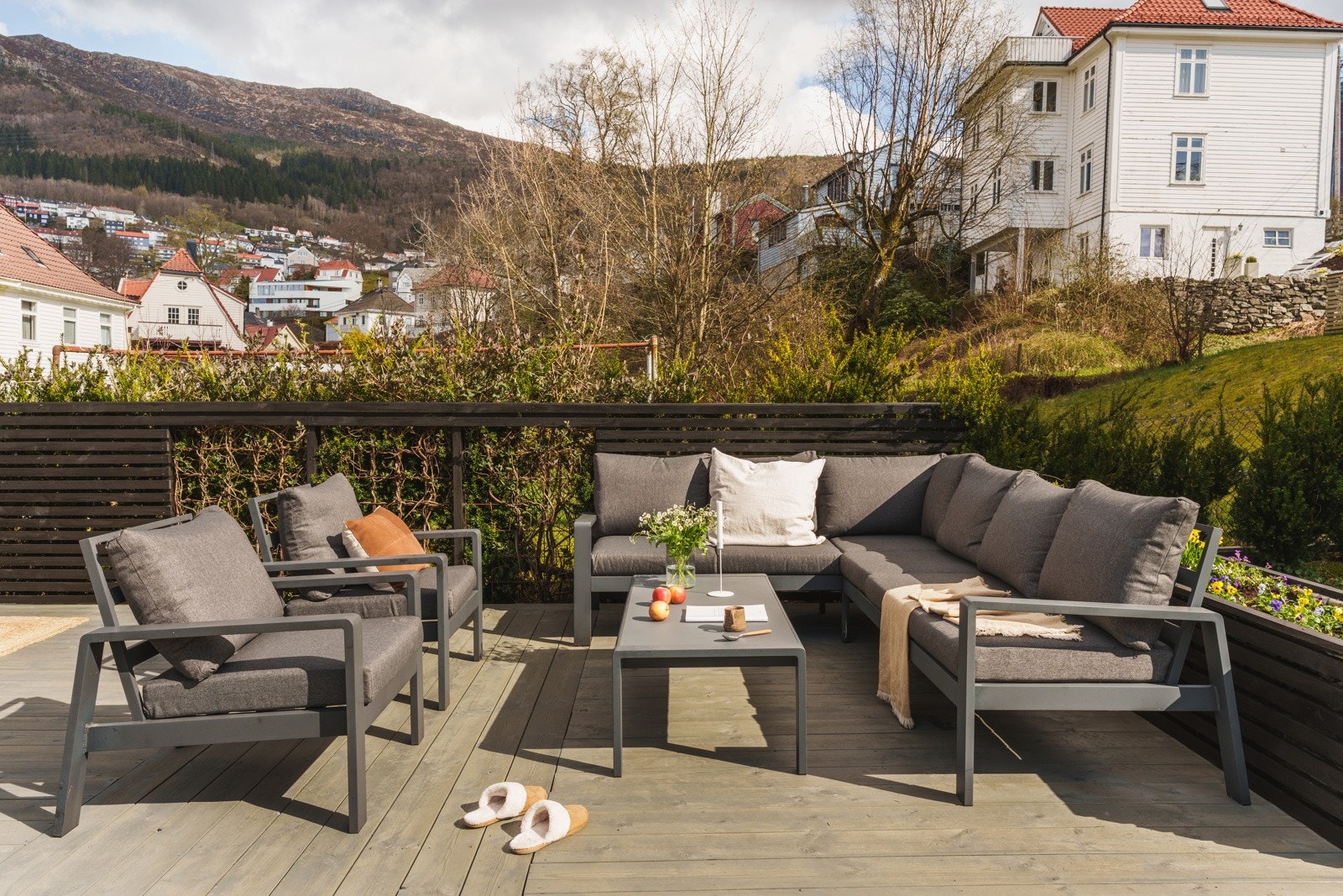 Det er rikelig med boltreplass for store og små. Galleribilde