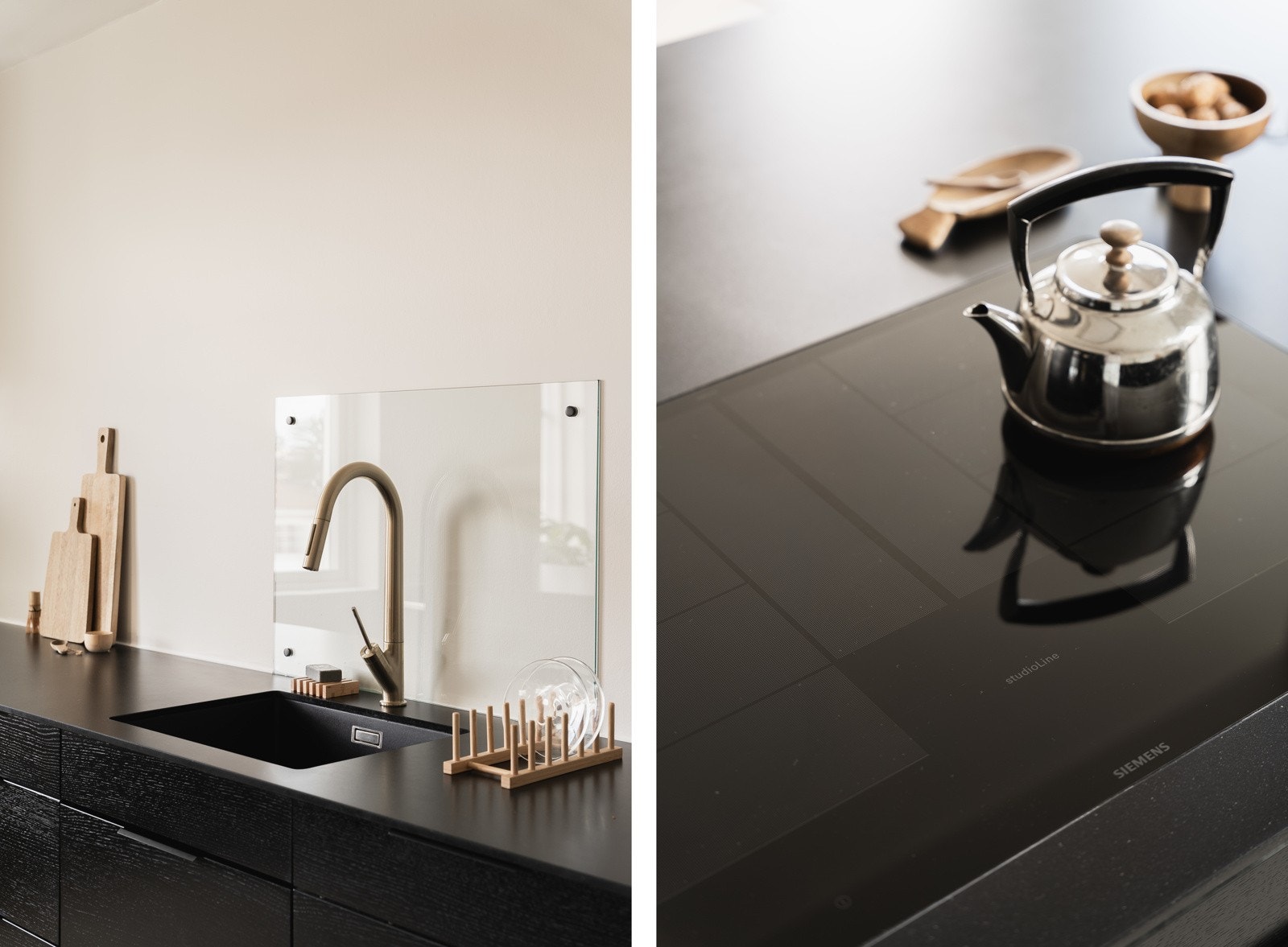 God dybde på kjøkkenbenkene gir fine arbeidsforhold, så her kan hobbykokken boltre seg. Galleribilde