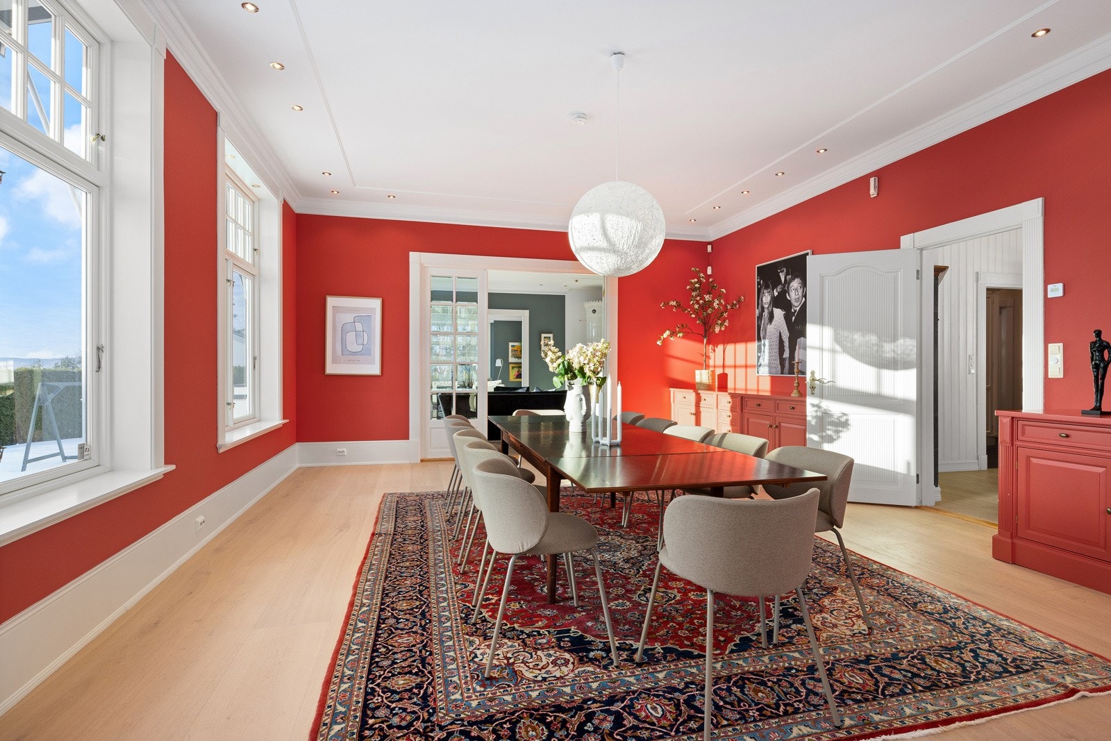 Spisestue for de fine anledningene Galleribilde