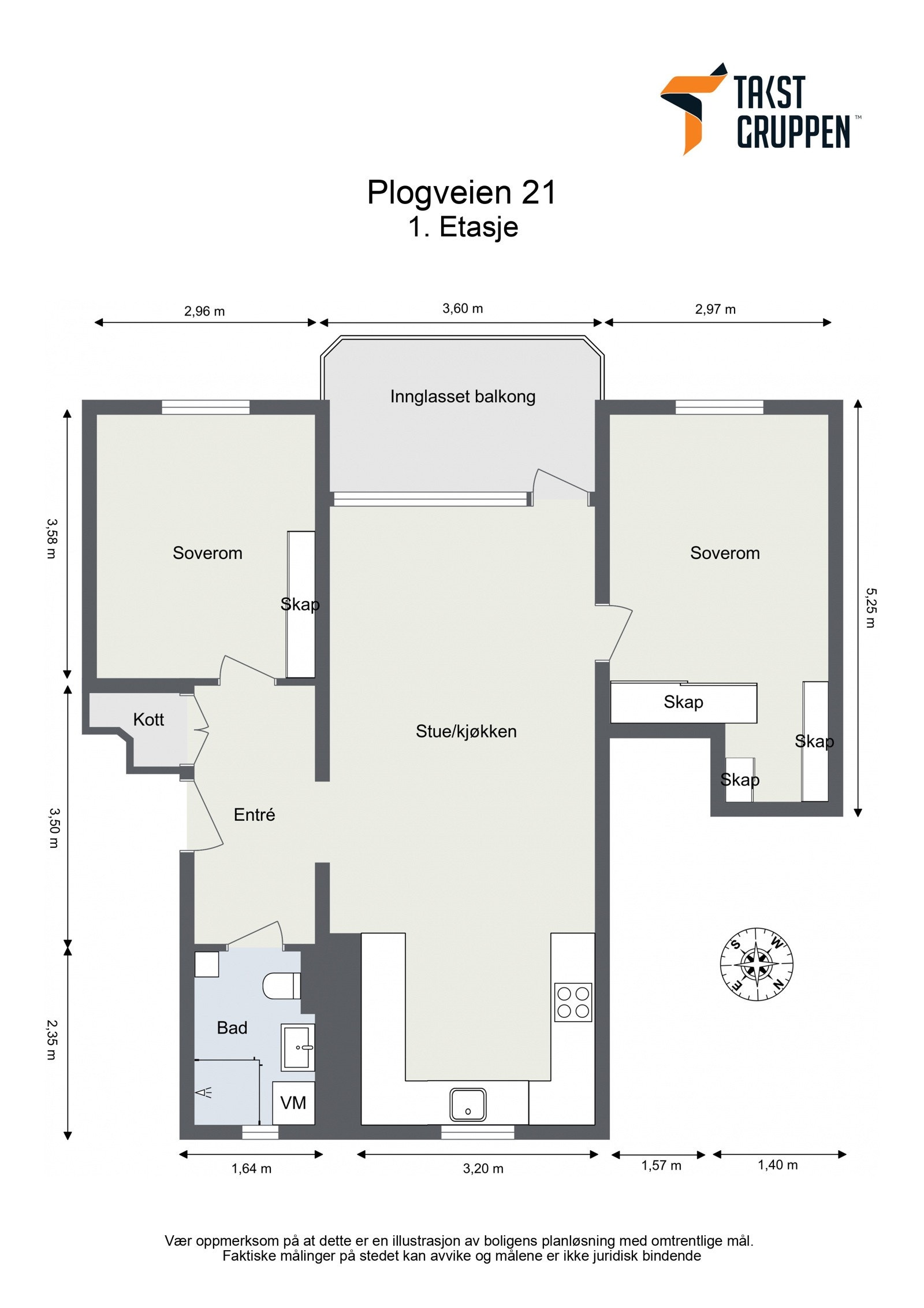 Plantegning Galleribilde