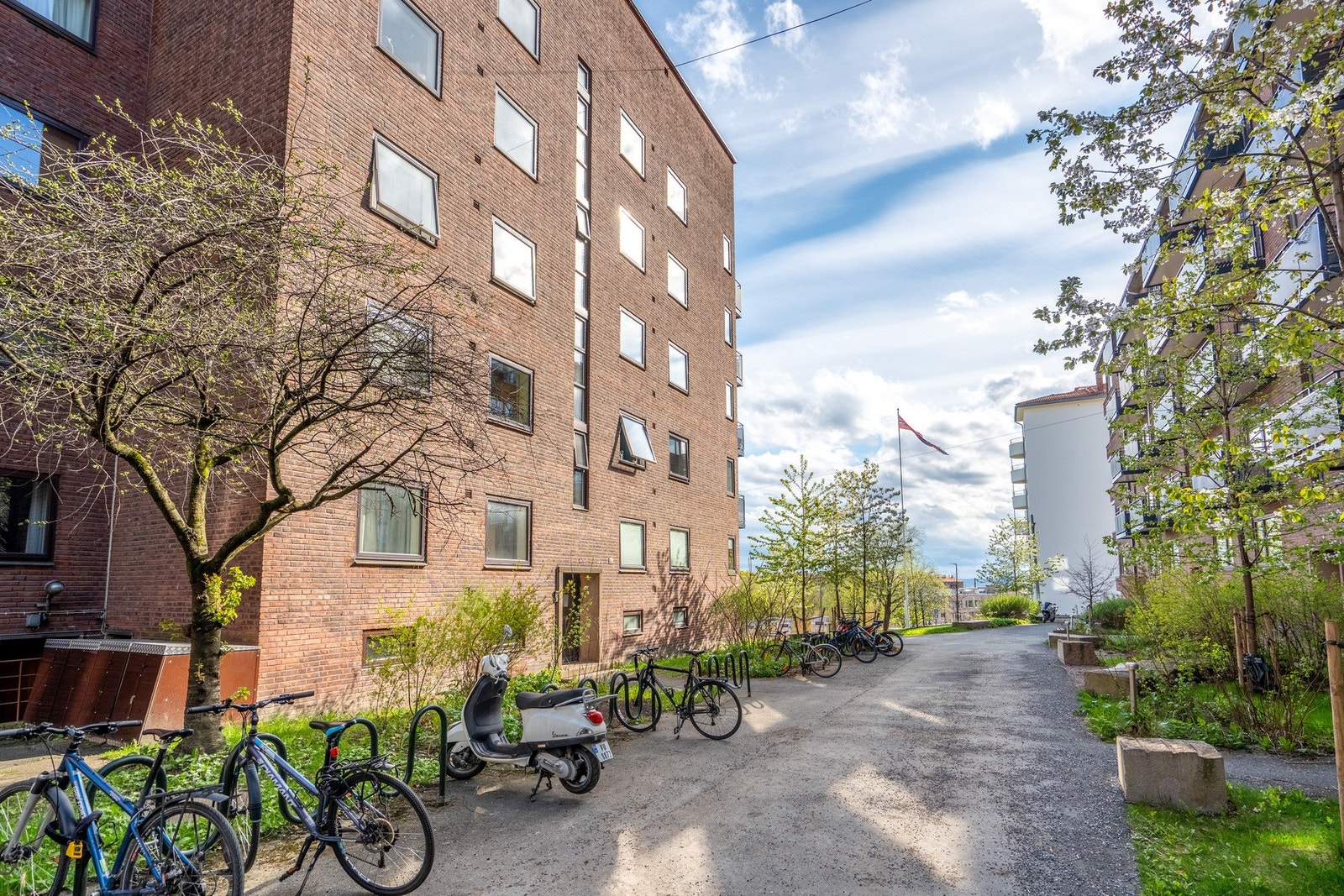 Leiligheten har en super beliggenhet på Bjølsen, rett ved idylliske Akerselva. Galleribilde