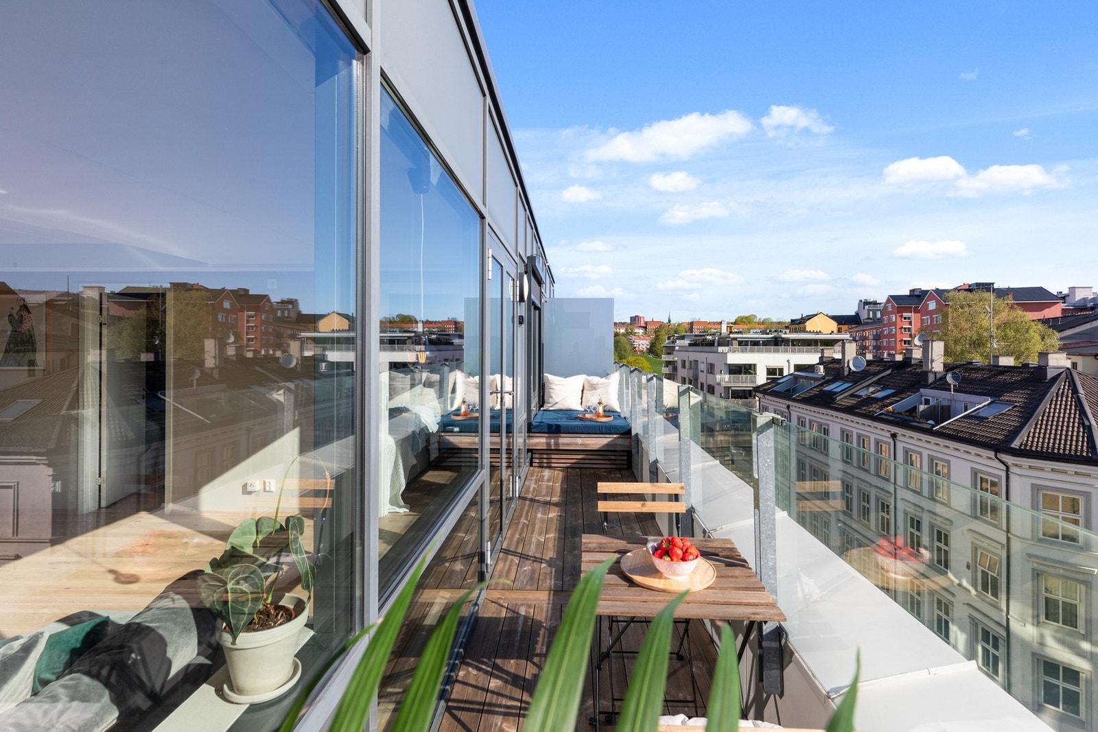 Her er det fritt utsyn og tilnærmet ingen innsyn. Galleribilde