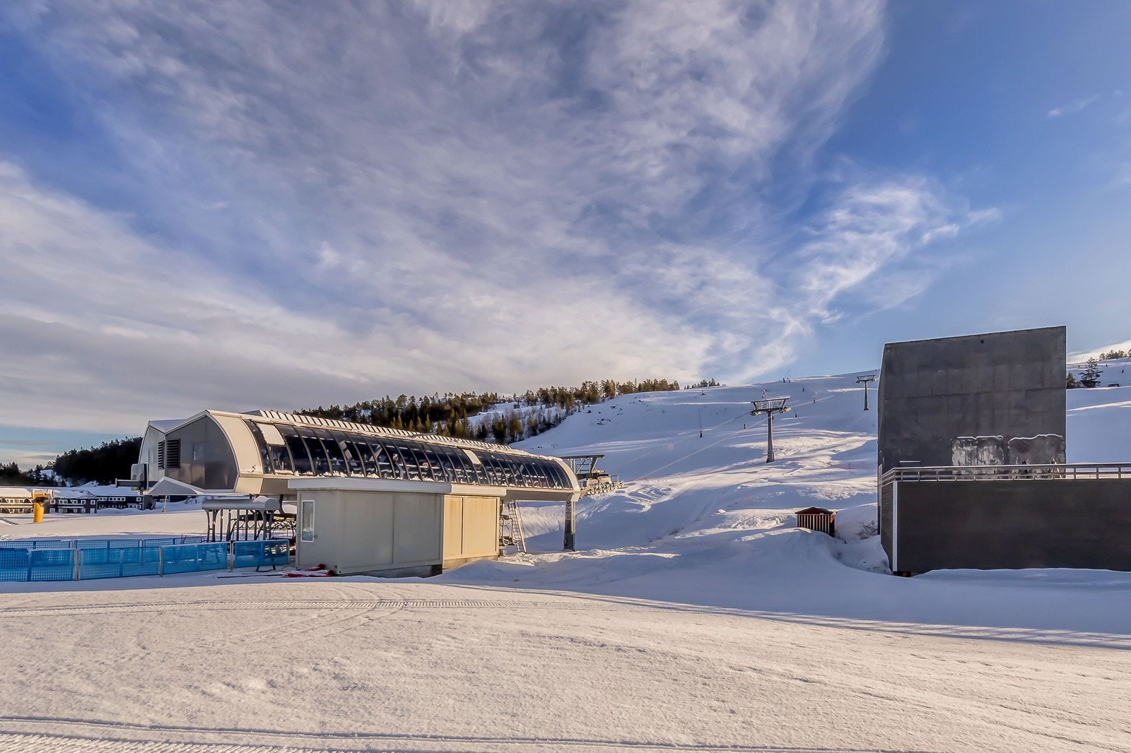 På Gautefall er det både alpinbakker og skiløyper Galleribilde