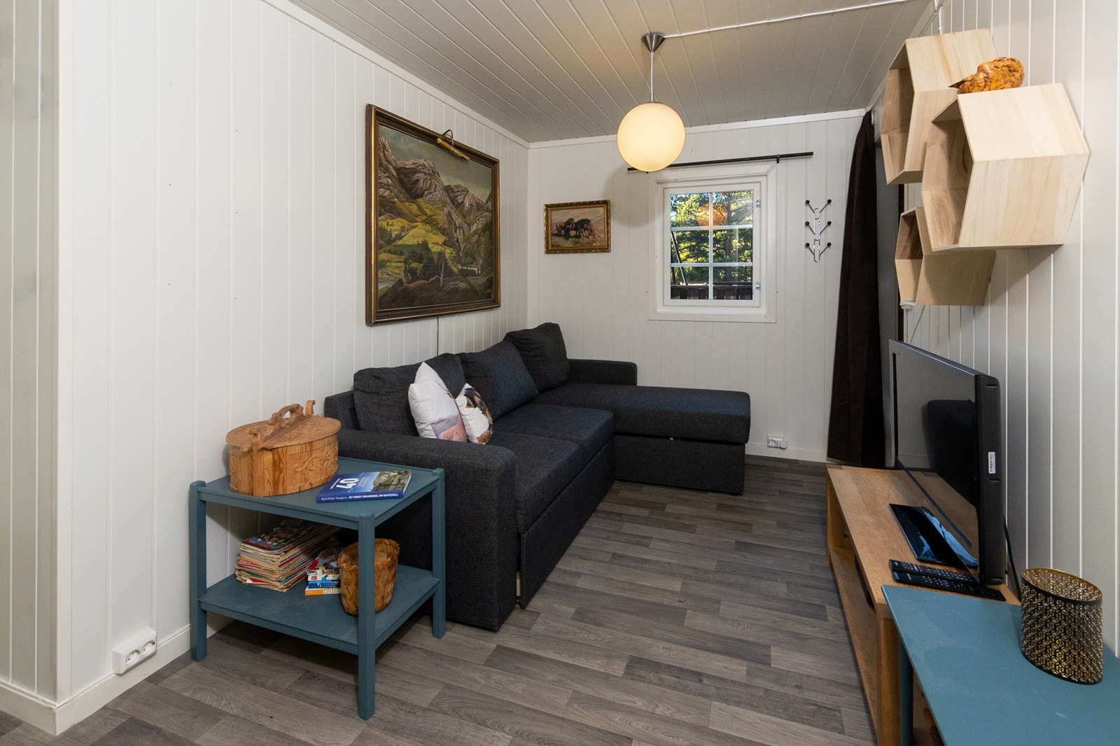 TV-stue i tilbygget Galleribilde