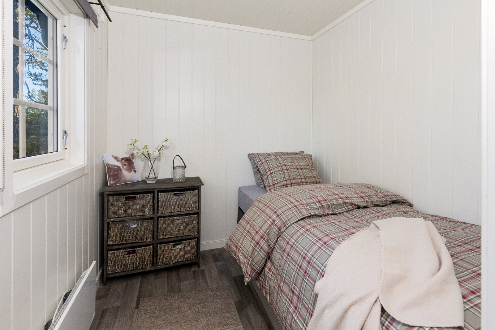 Soverom 3 i tilbygget har enkeltseng Galleribilde