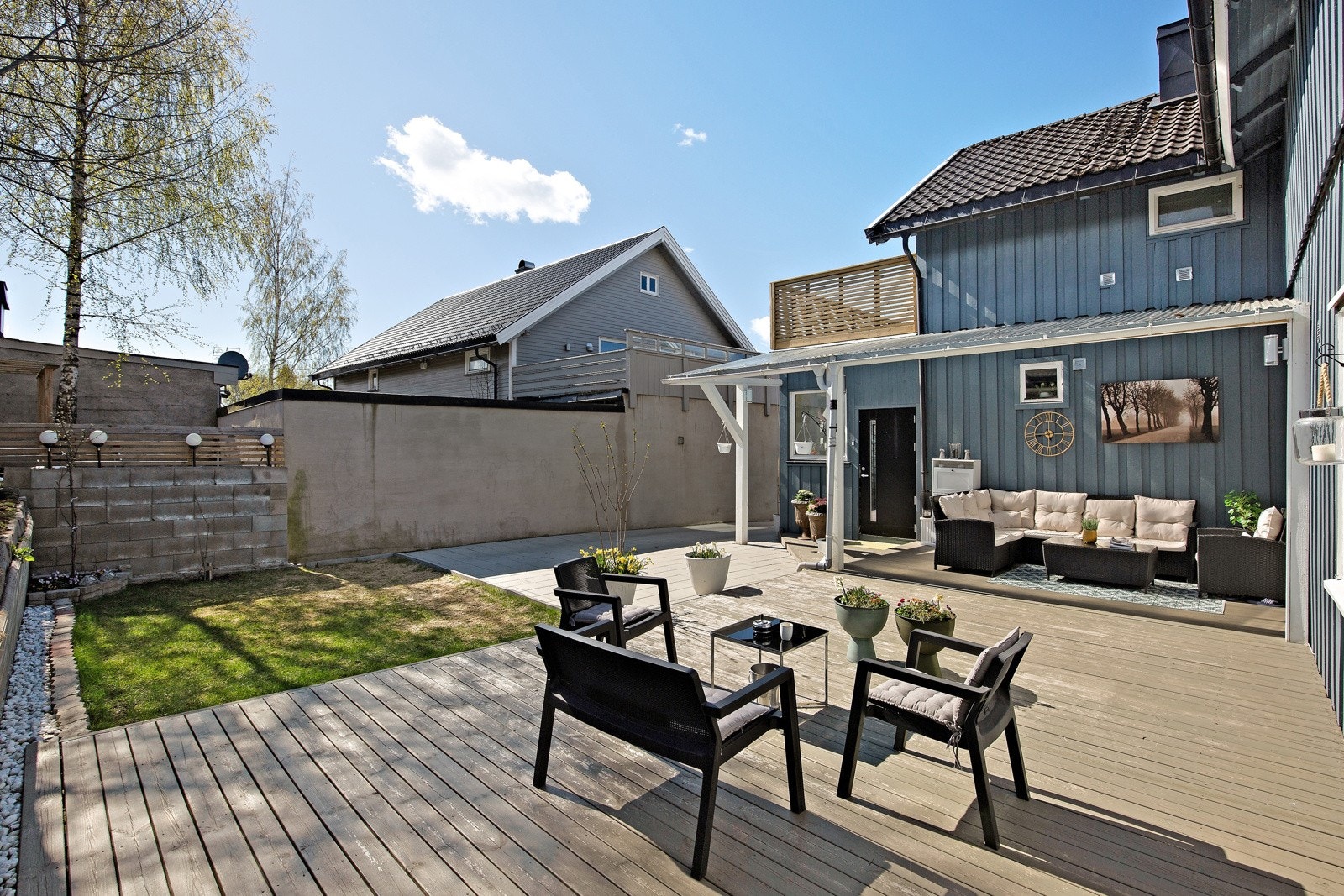 Koselig uteområde Galleribilde