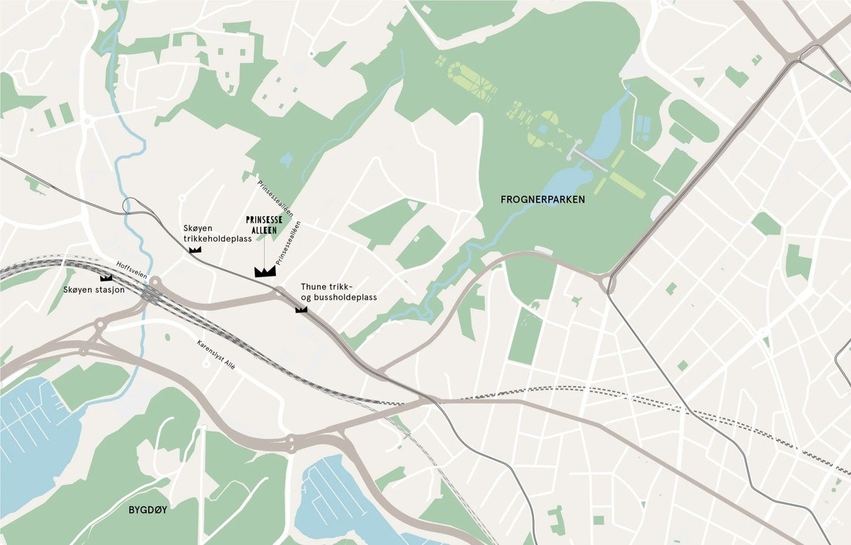 Her finner du prinsessealleen Galleribilde