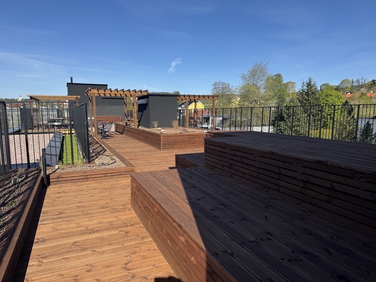 Takterasse gir "luft" Galleribilde