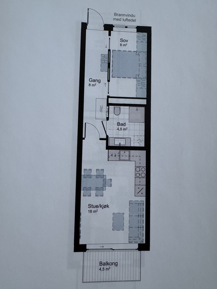 Leiligheten ser slik ut Galleribilde