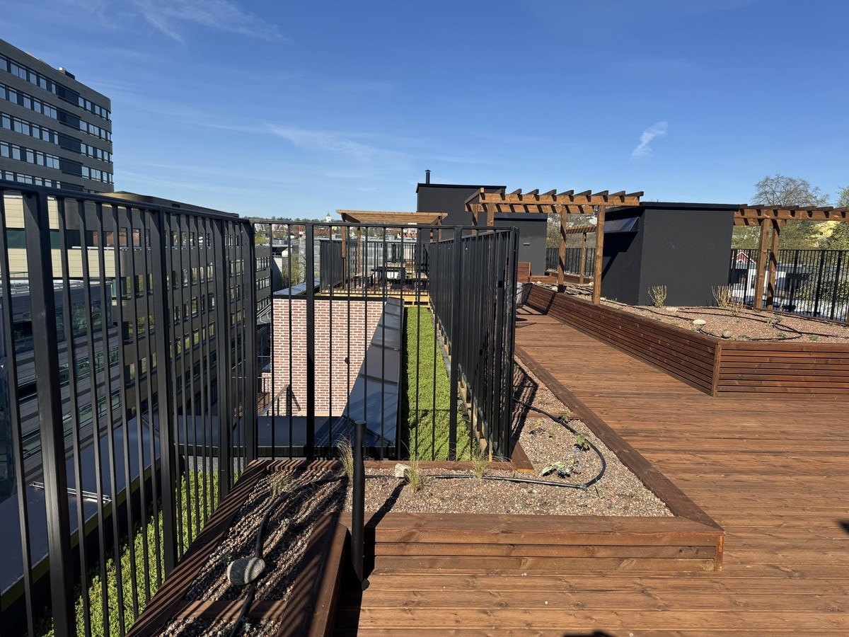 Utekjøkken på takterasse kommer Galleribilde