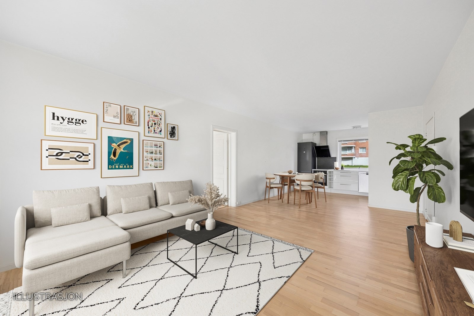 Mette Hagen v/DNB Eiendom har gleden av å presentere Bølerskrenten 13! Lys, luftig og gjennomgående 3-roms med flott utsyn! Galleribilde