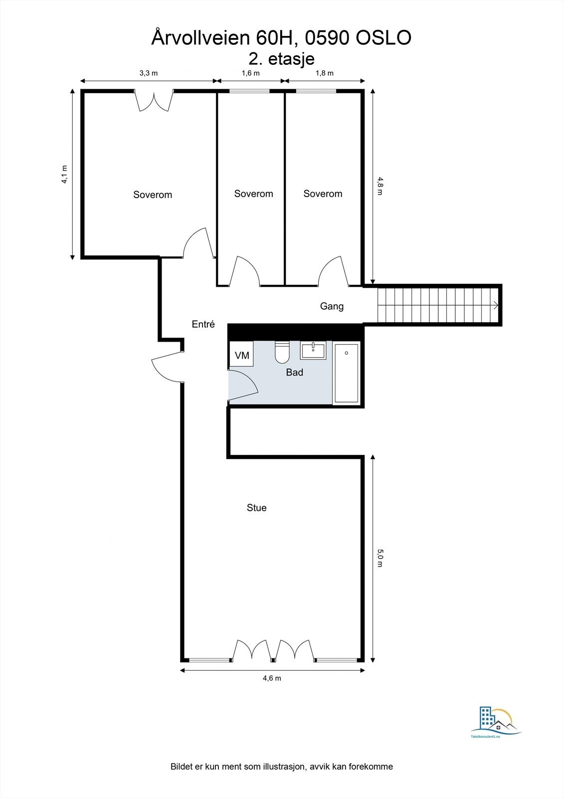 Plantegning - 2. etasje Galleribilde