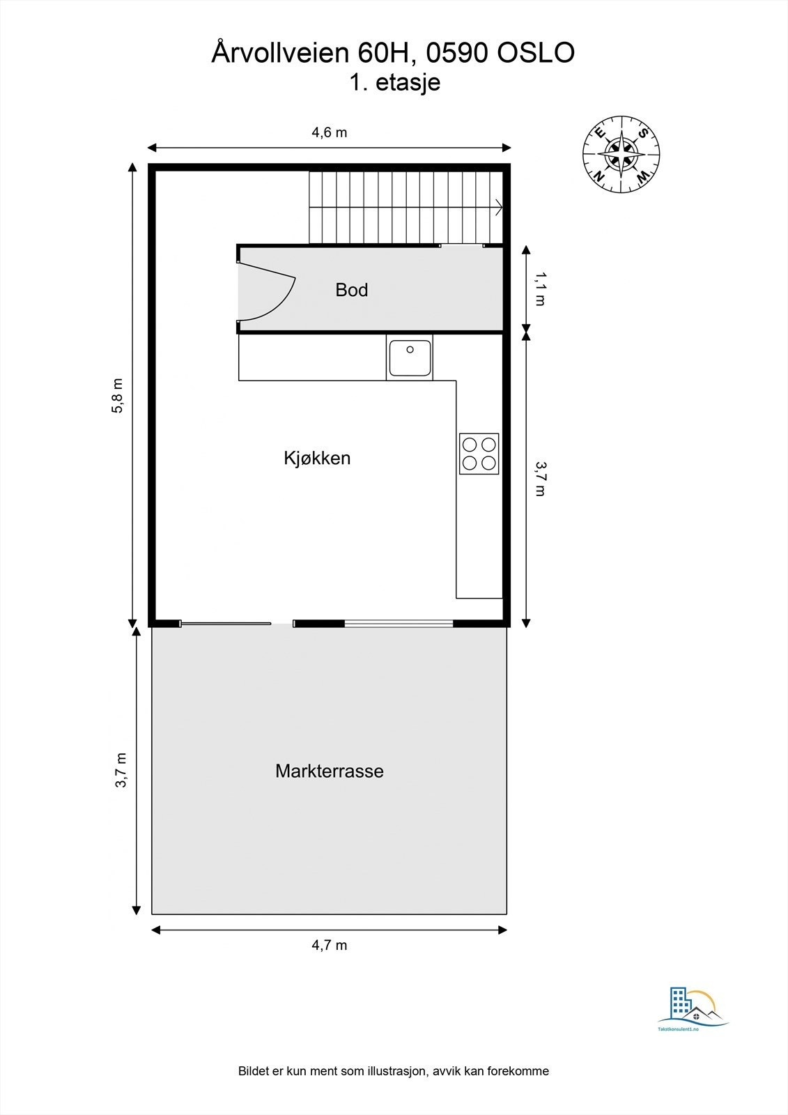 Plantegning - 1. etasje Galleribilde