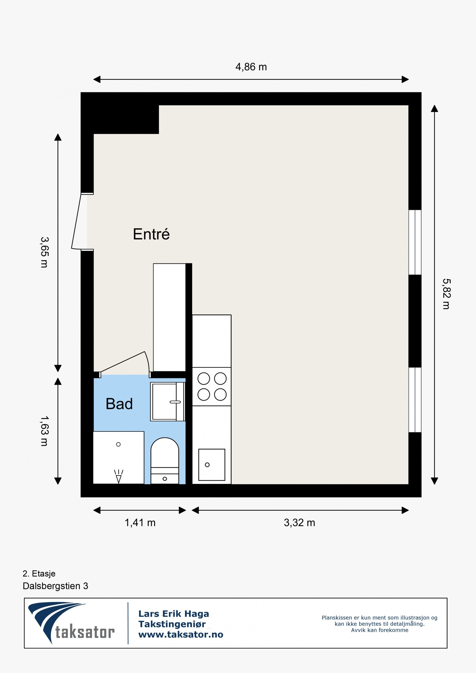 Plantegning - 2. etasje. Velkommen til visning! Galleribilde