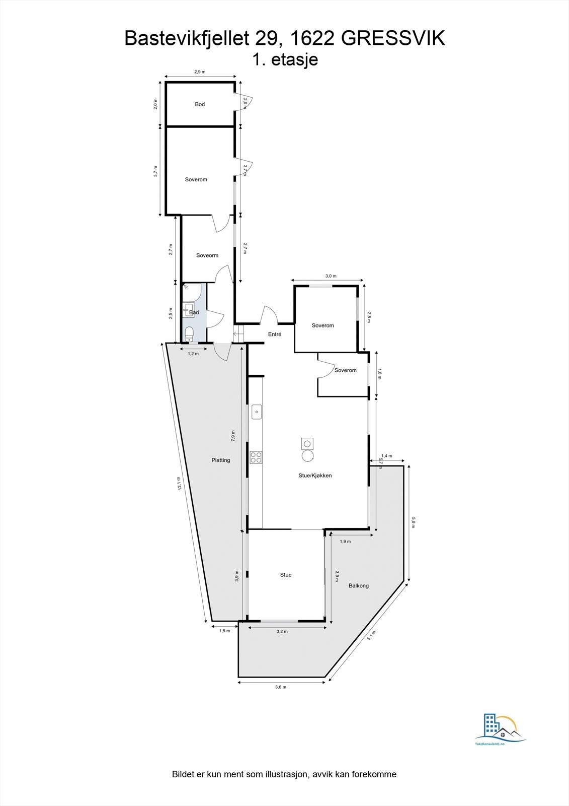 Veiledende planskisse. Galleribilde