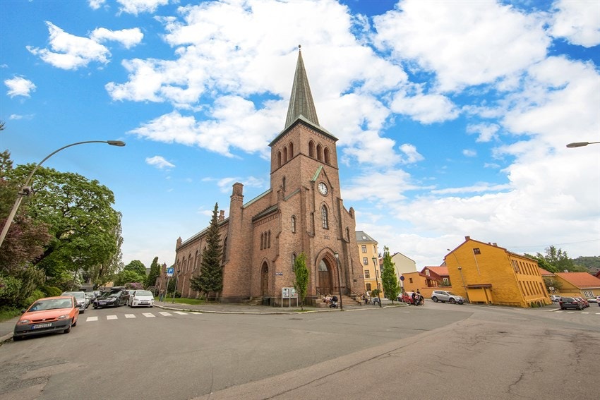 Kampen kirke. Galleribilde