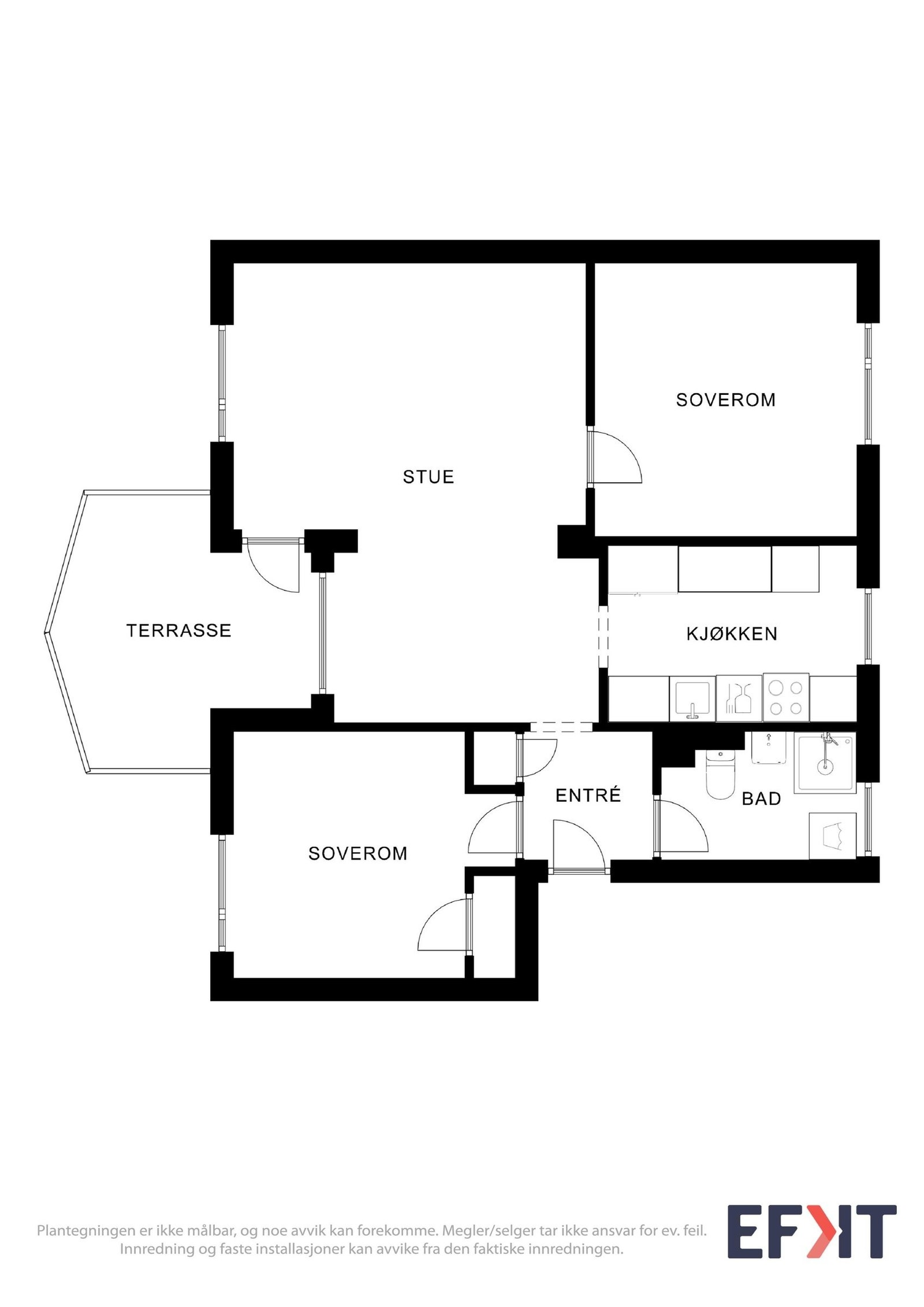 Plantegning Galleribilde