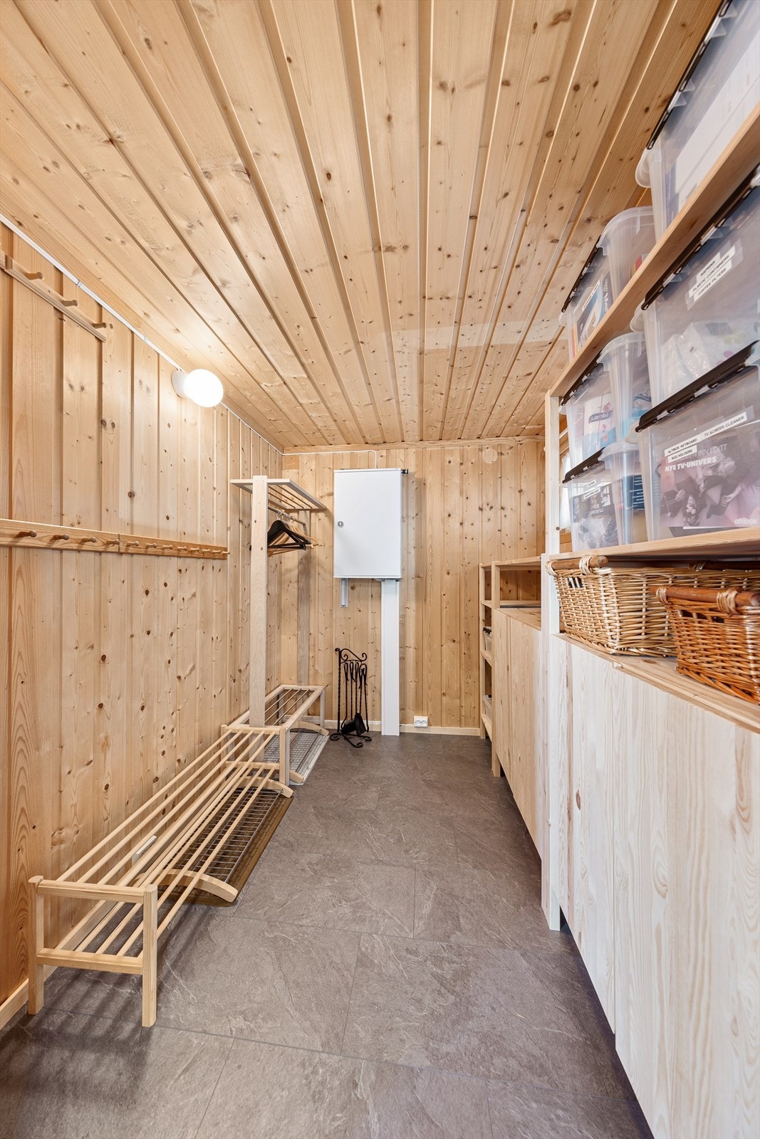 Bod benyttet som garderoberom. Galleribilde