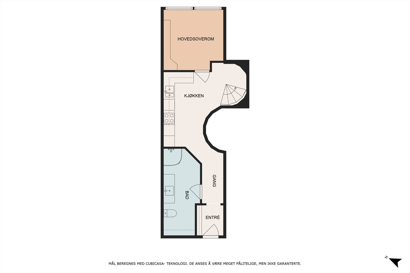 Plantegning første etasje Galleribilde