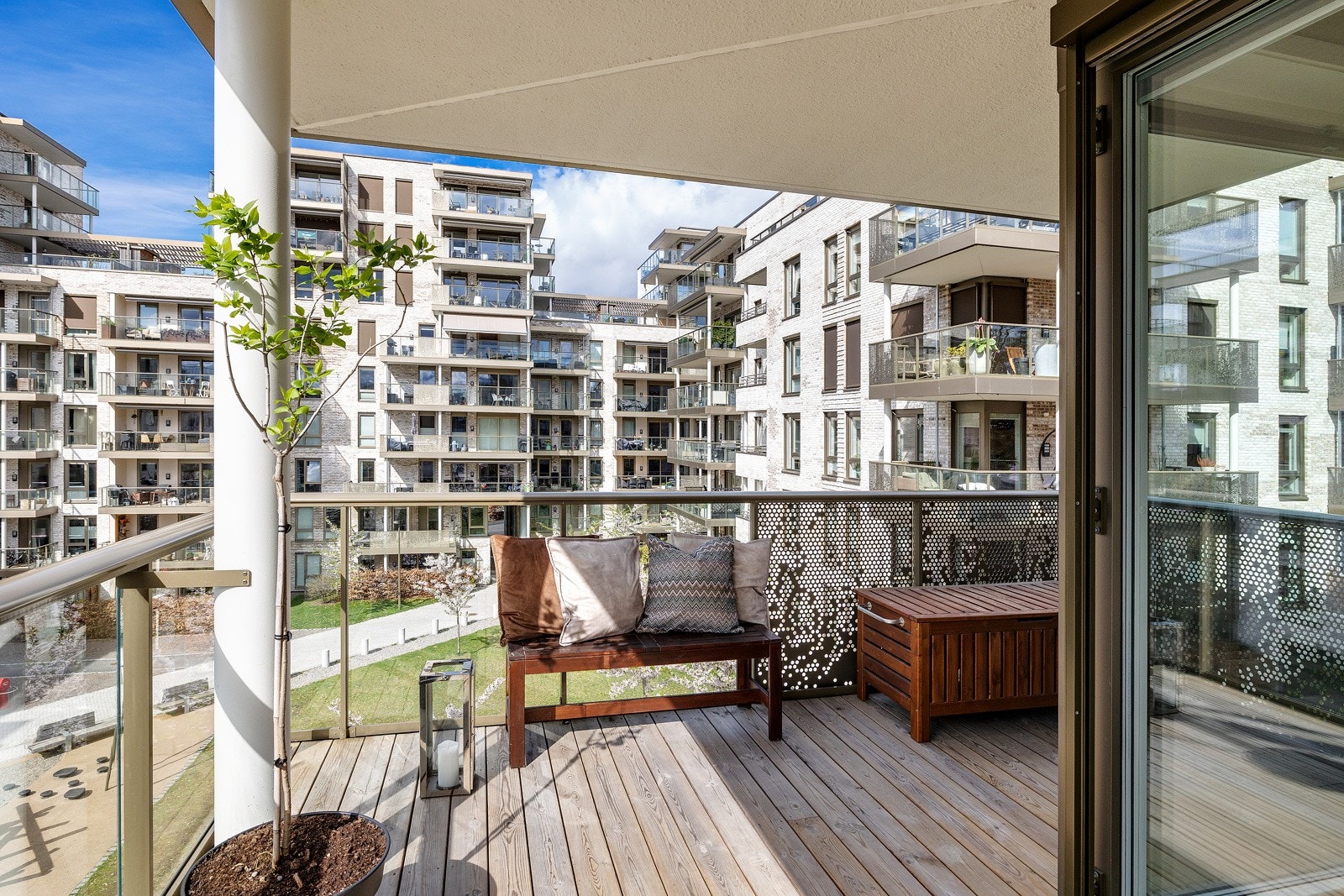 Her kan du nyte varme sommerdager. Galleribilde