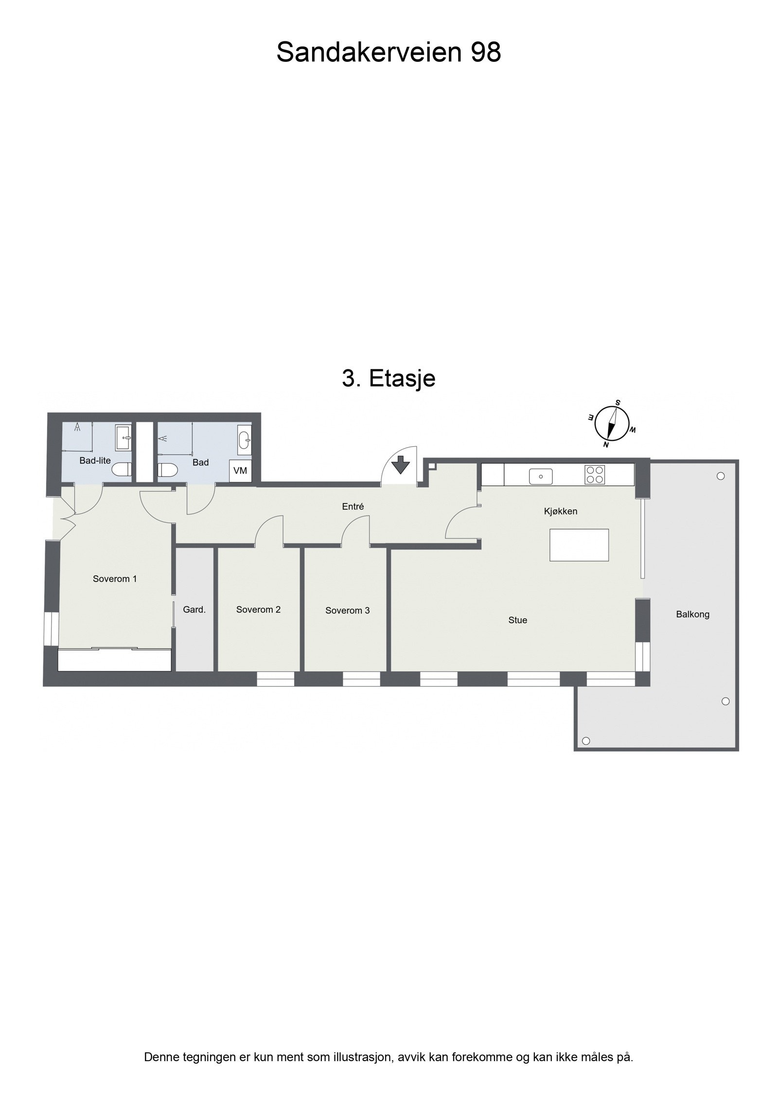 Planskisse. Galleribilde