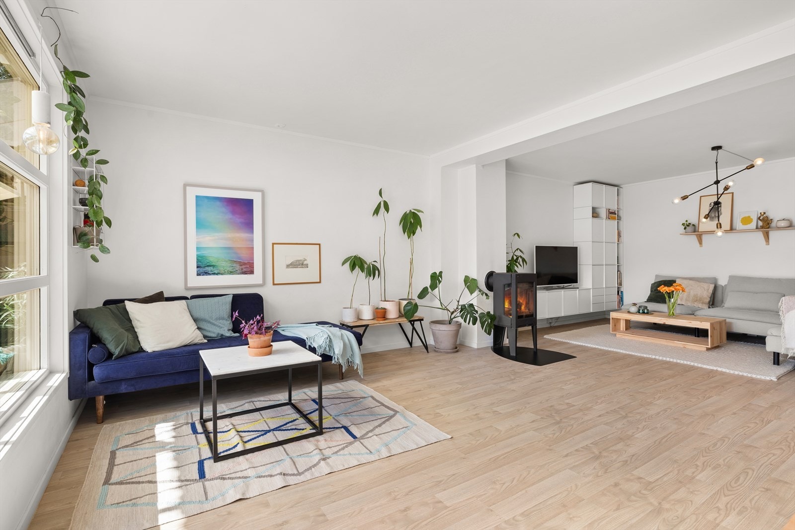 Peisen kommer godt med på kalde vinterdager Galleribilde