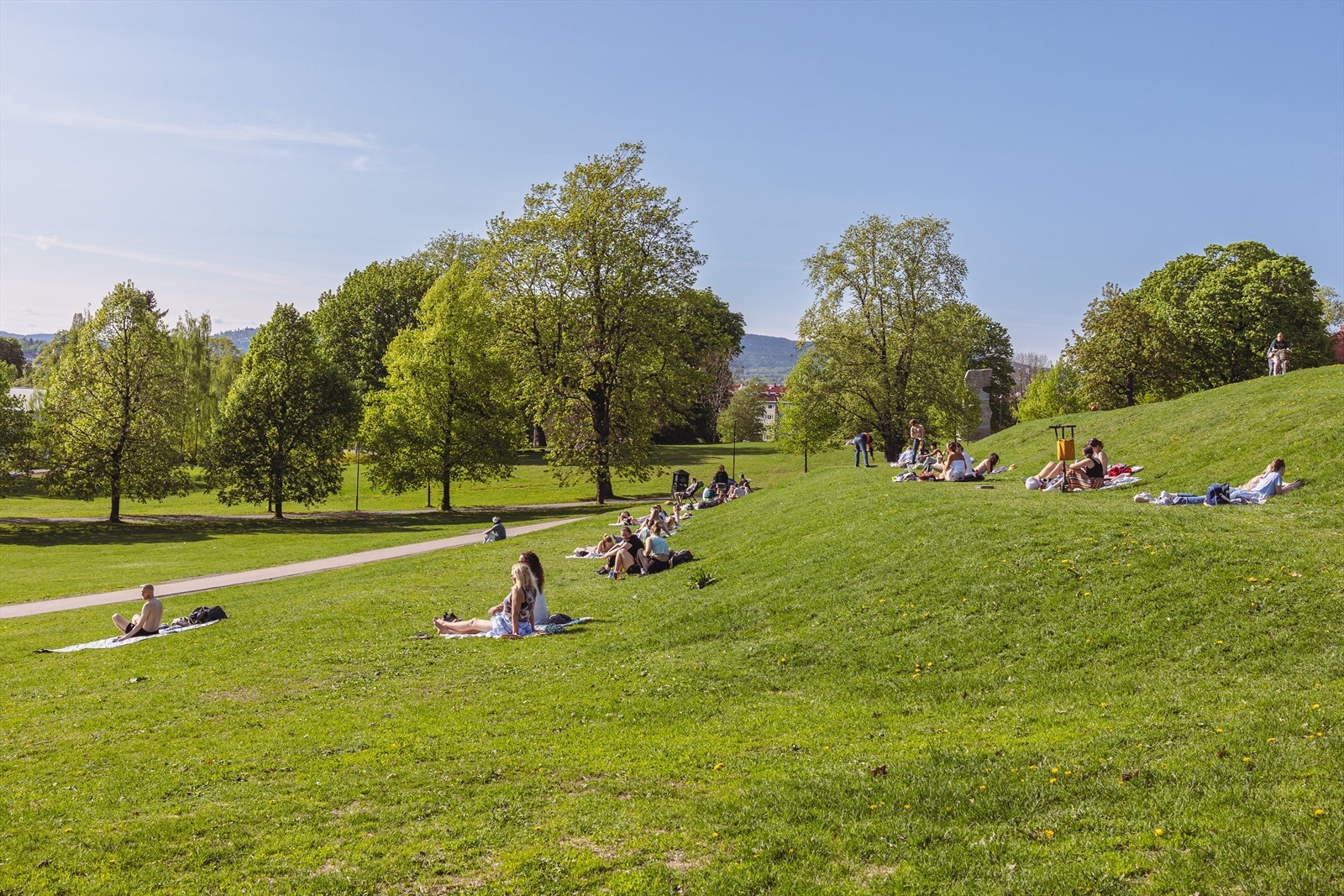 Det er heller ikke lang avstand til Tøyenparken som byr på bl.a. Øyafestivalen. Galleribilde
