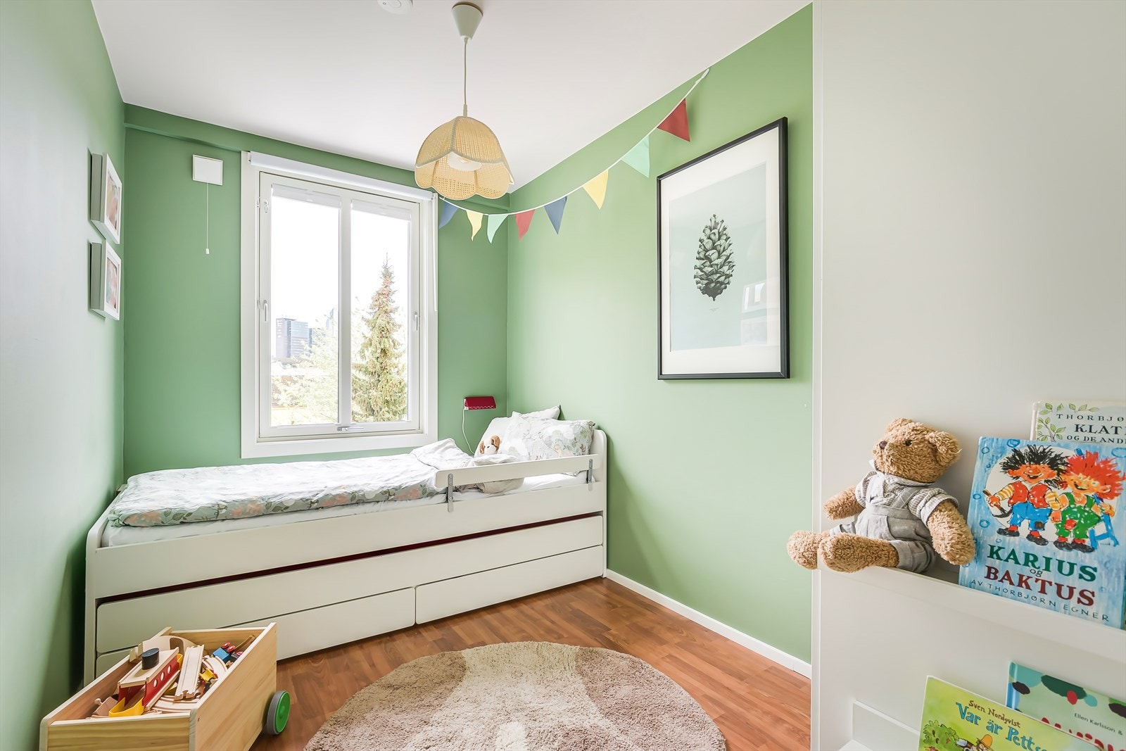 Soverom 2 egner seg ypperlig som barnerom, gjesterom eller kontor. Galleribilde