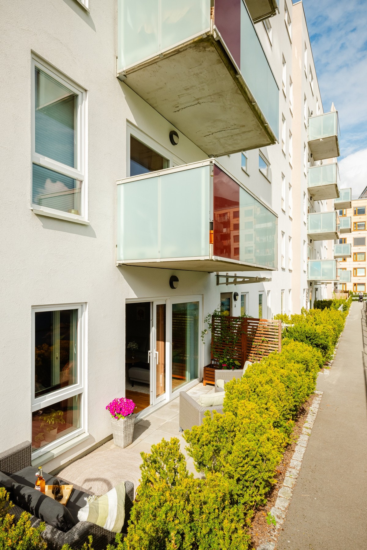 Leilighetens fasade. Galleribilde