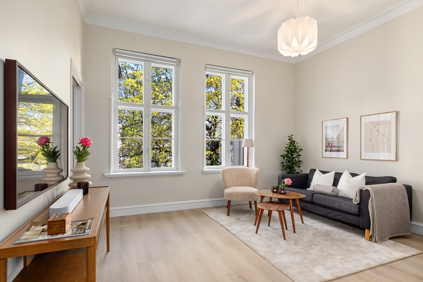 Velkommen til Parkveien 8 presentert av Marthe Skabo ved Nordvik Bygdøy Allé. Galleribilde