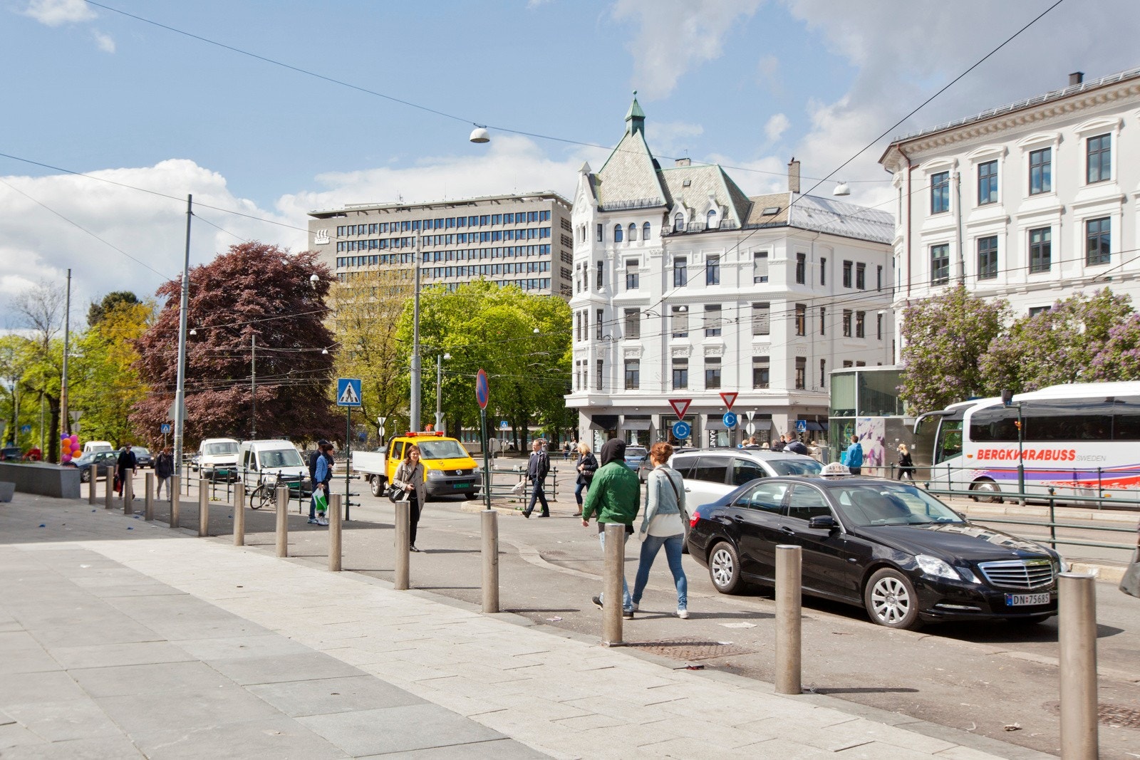 Gangasvtand til Solli plass, Frogner og Nationalteateret knutepunkt Galleribilde