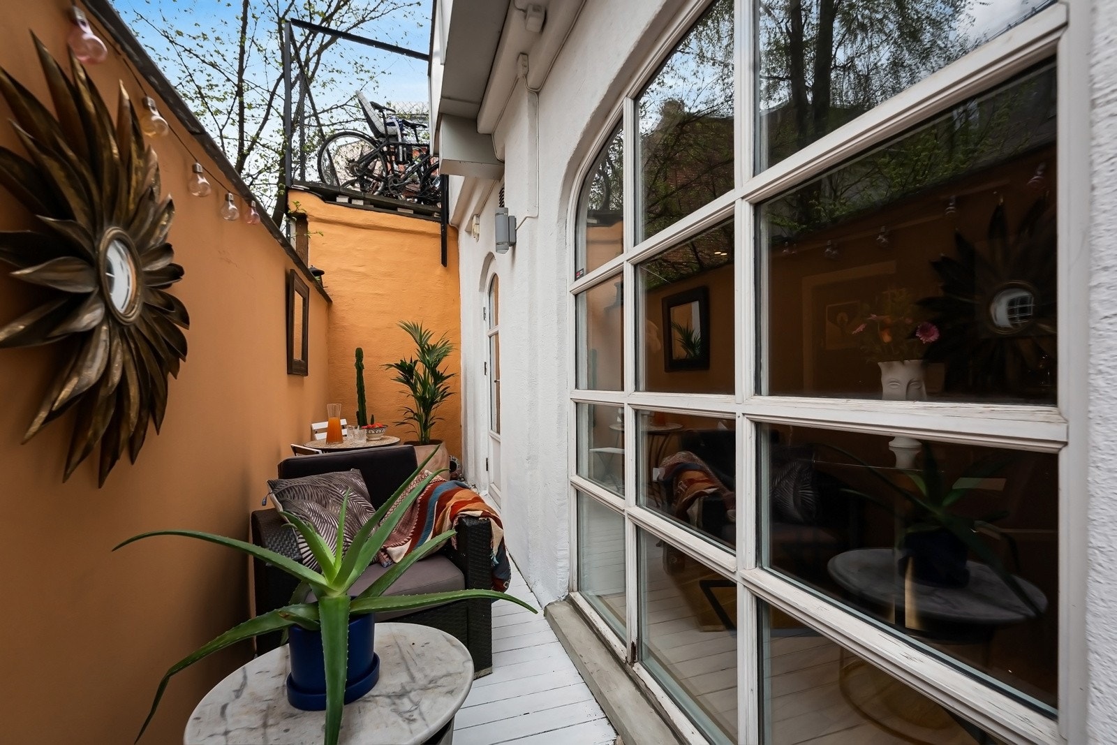 Malt tregulv. Galleribilde