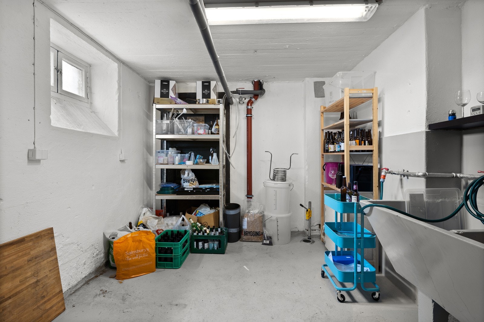 Her er det også et eget rom for brygging av øl, for de som liker det. Galleribilde