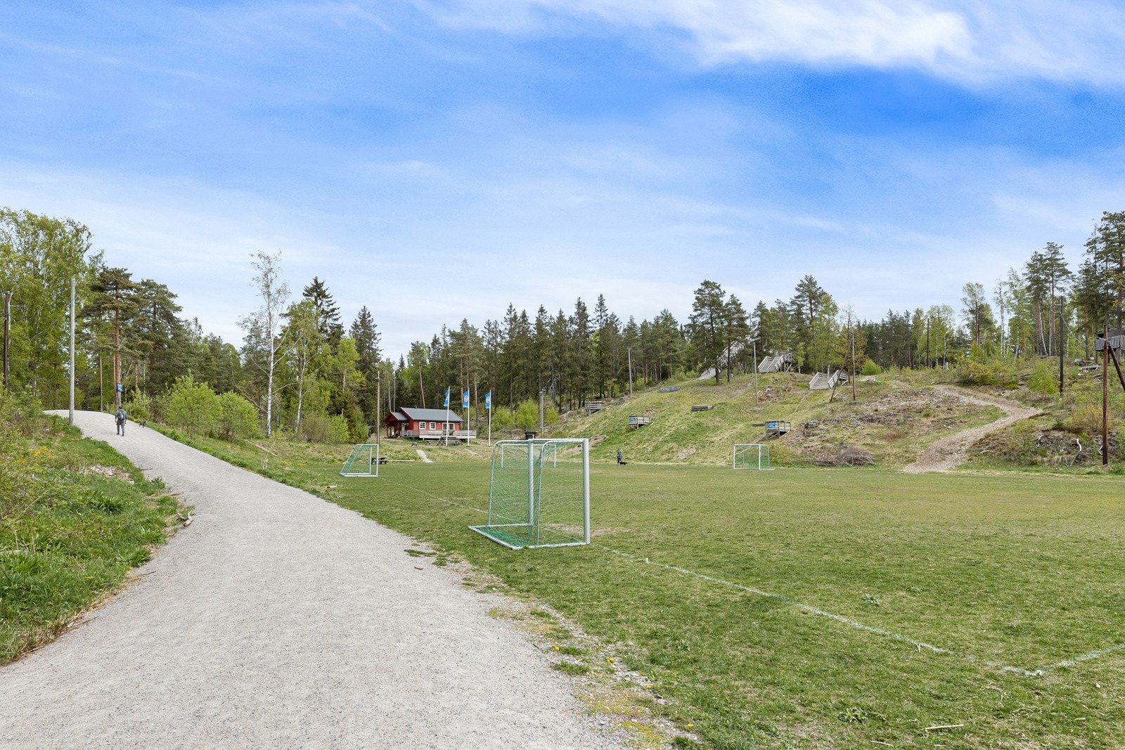 I 2020 ble stier rett bak leiligheten oppgradert med belysning og tilknyttet sti- og løypenettet ved Sognsvann og Grinda. Galleribilde