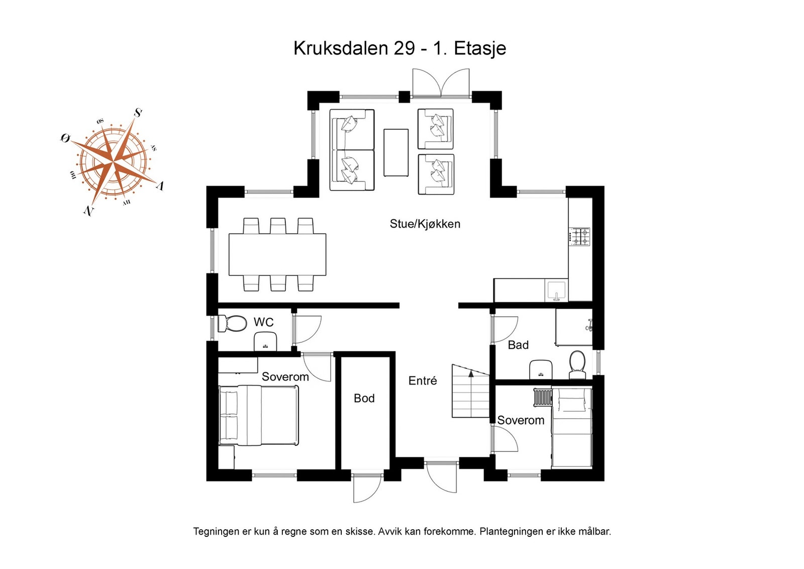 Plantegning Galleribilde