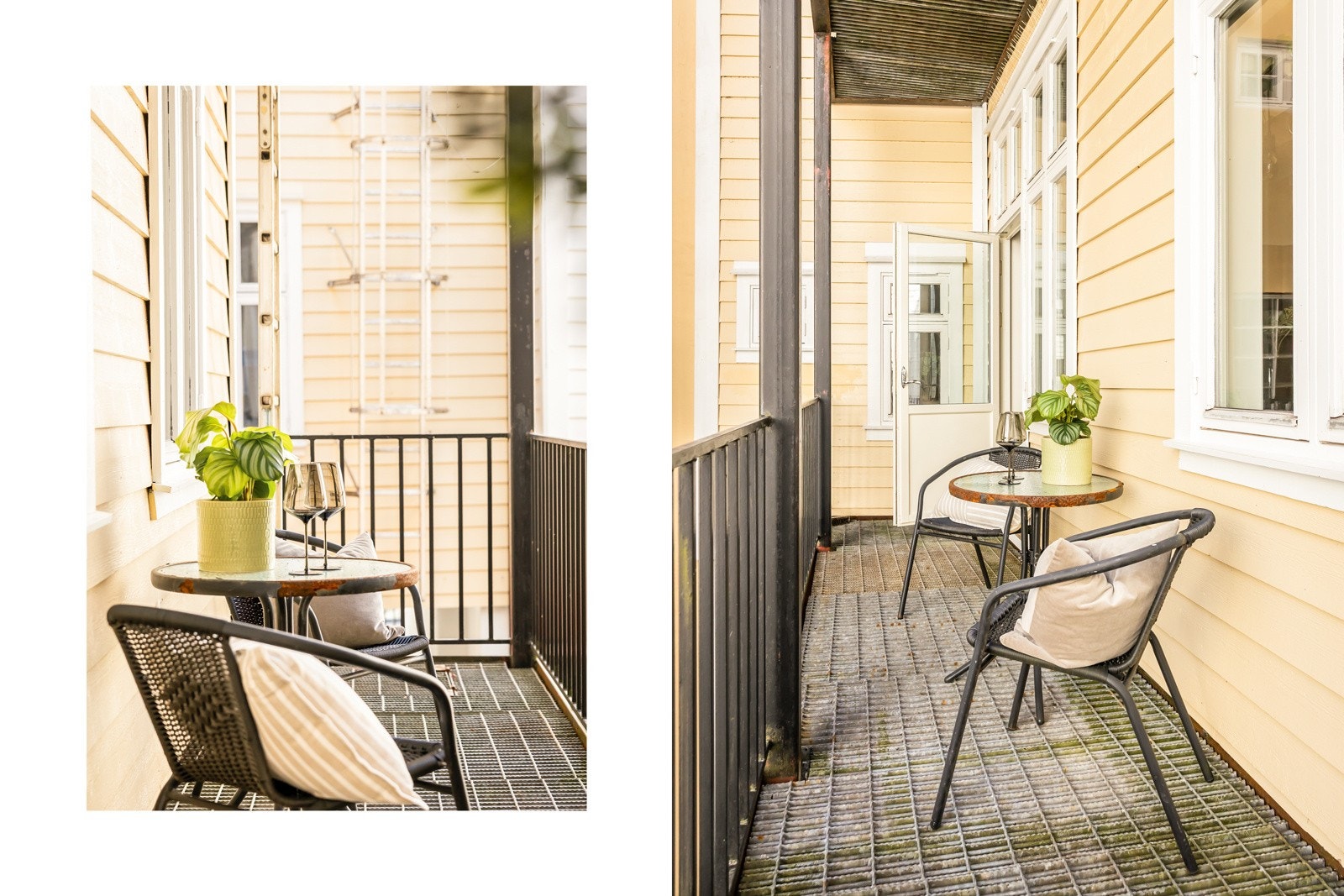 Et fint sted og sette seg ut for å få frisk luft og lese en god bok på varme sommerdager, selv om man ikke blir solbrent der. Galleribilde