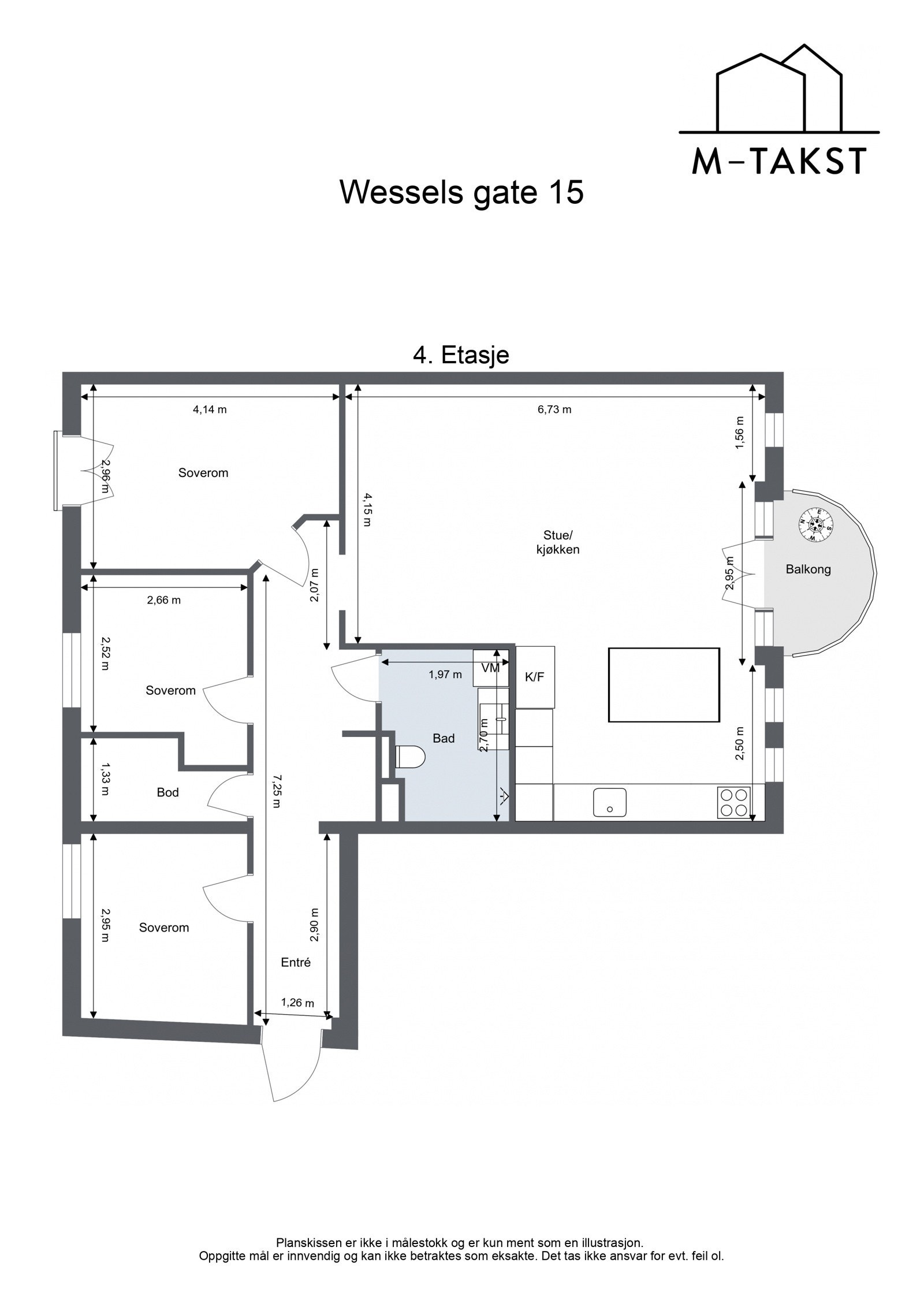 Wessels gate 15 - 4. Etasje Galleribilde