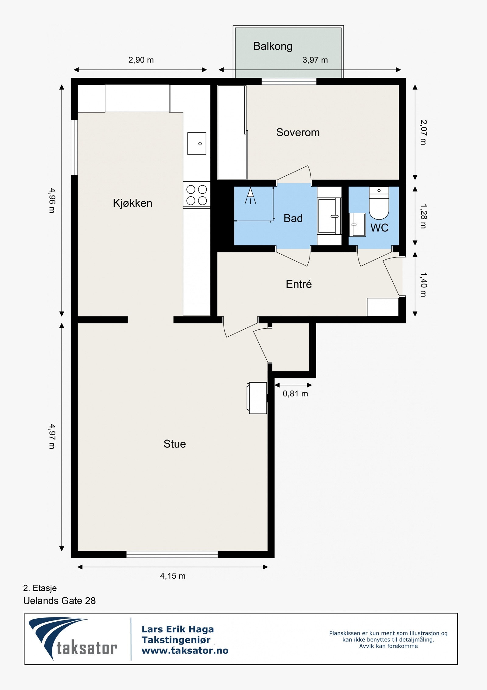 Plantegning - 2. etasje. Galleribilde