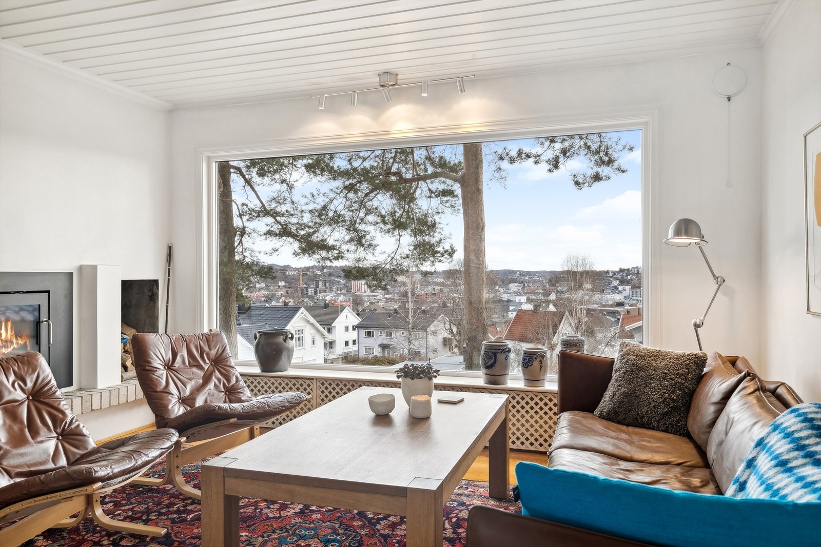 Flott utsikt på toppen. Galleribilde