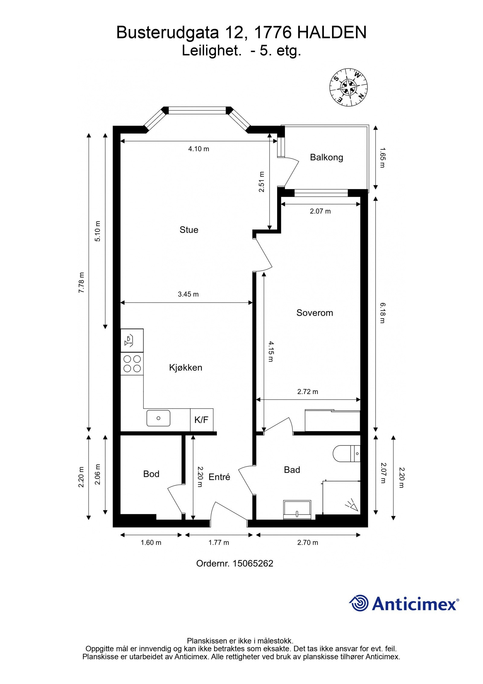 Plantegning Galleribilde