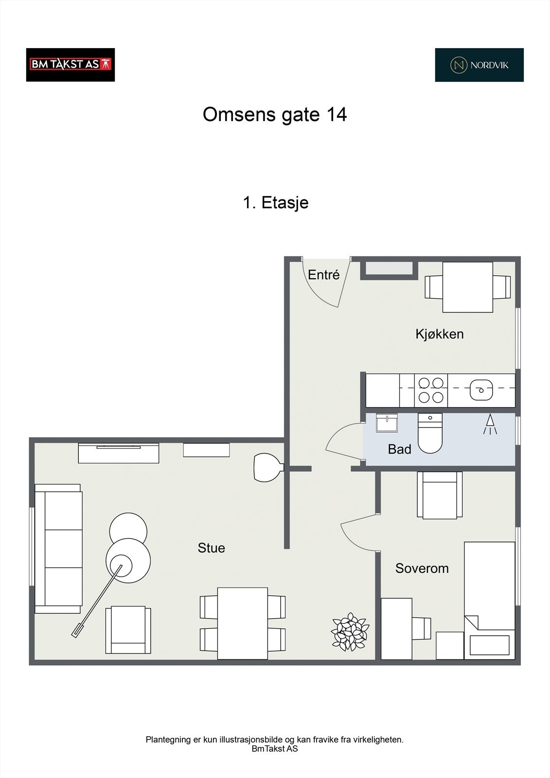 Plantegning. Galleribilde