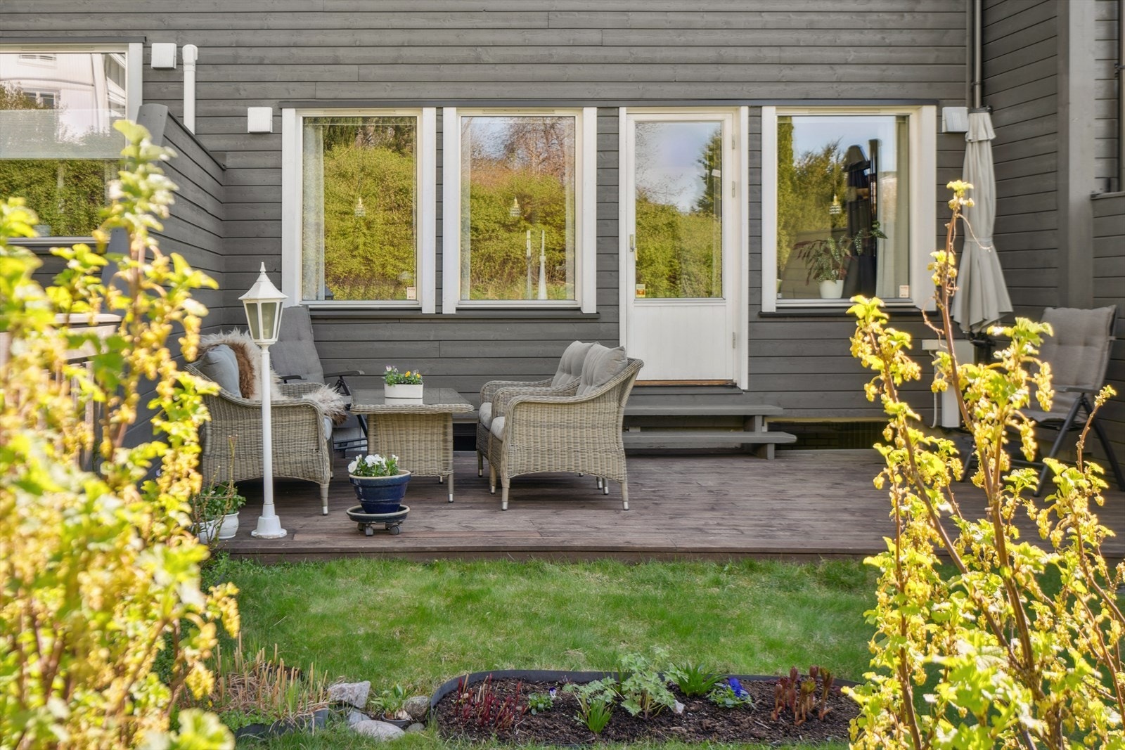 Terrasse på ca. 20,6 kvm. Galleribilde